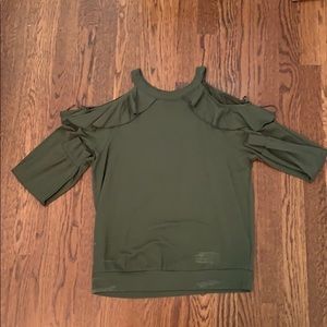 Army green sweater